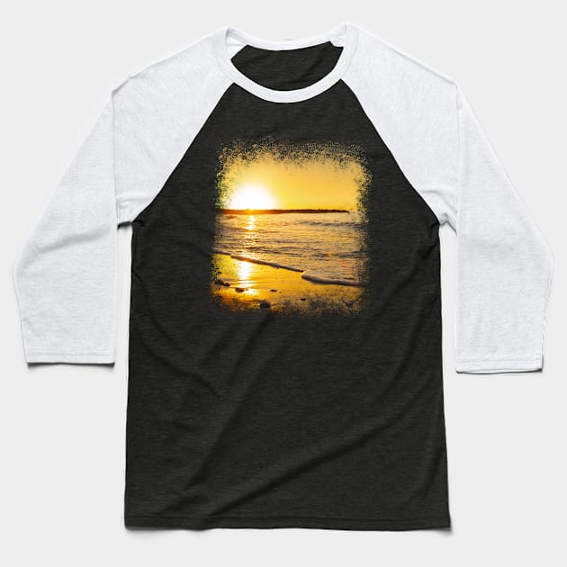 Amanecer en la playa Baseball T-Shirt by magenta-dream